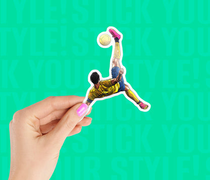 Cristiano Ronaldo Bicycle kick Magnetic Sticker