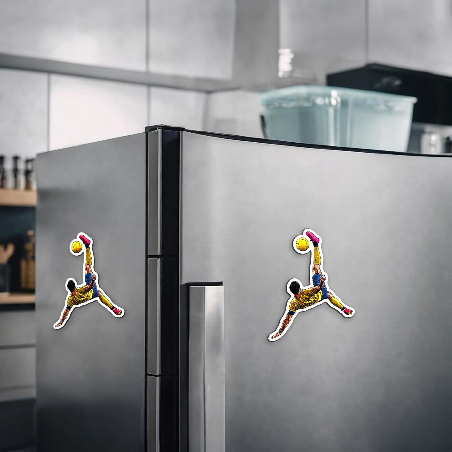 Cristiano Ronaldo Bicycle kick Magnetic Sticker