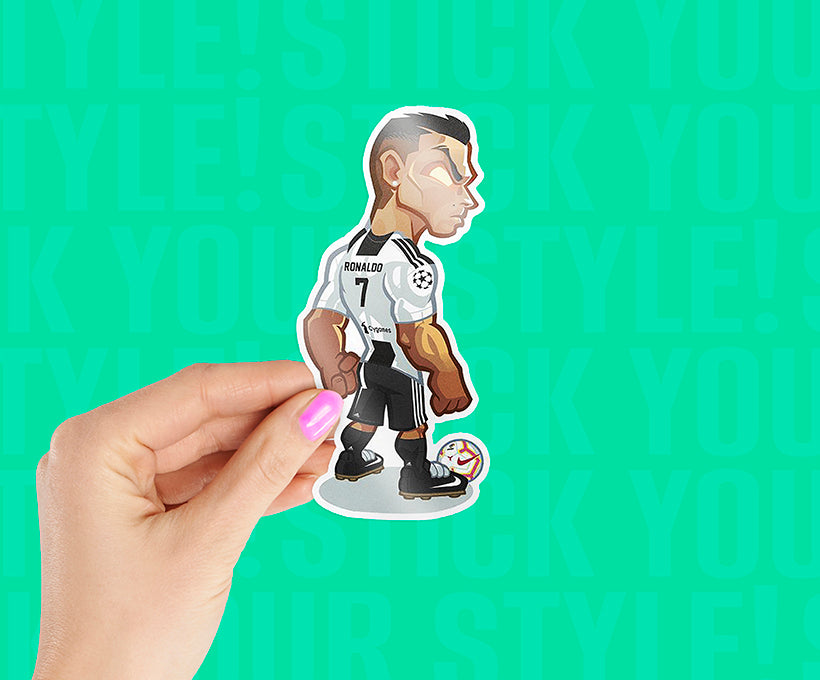 Ronaldo Cartoon Sticker