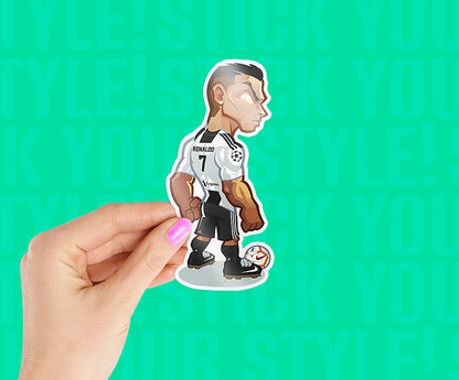 Ronaldo Cartoon Sticker