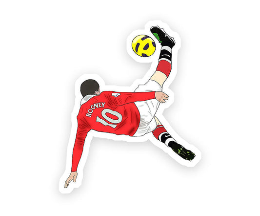 Rooney Air Kick Magnetic Sticker