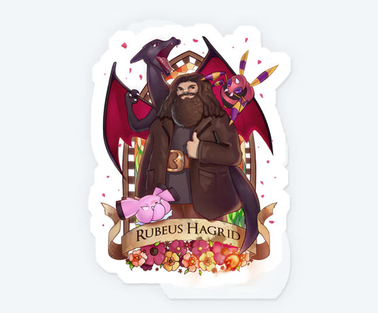 Rubeus Hagrid Harry Potter Magnetic Sticker