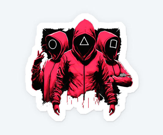 Squid Games Soldiers Magnetic Sticker