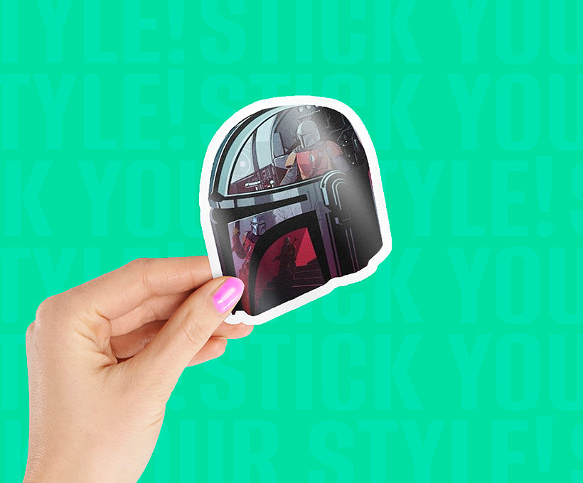 Star Wars Mandalorian Sticker