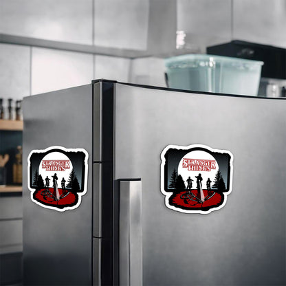 Stranger Things Boys Magnetic Sticker