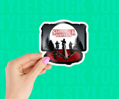 Stranger Things Boys Magnetic Sticker