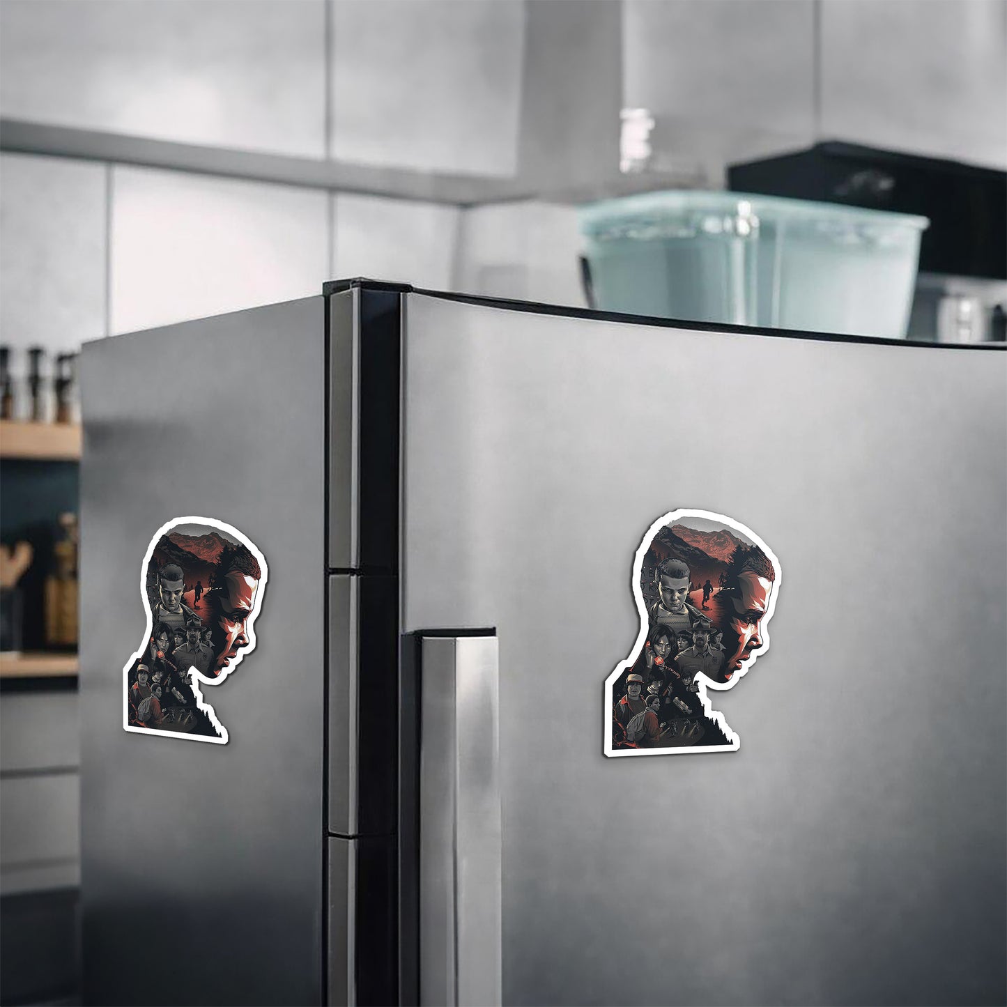 Stranger Things Eleven Magnetic Sticker