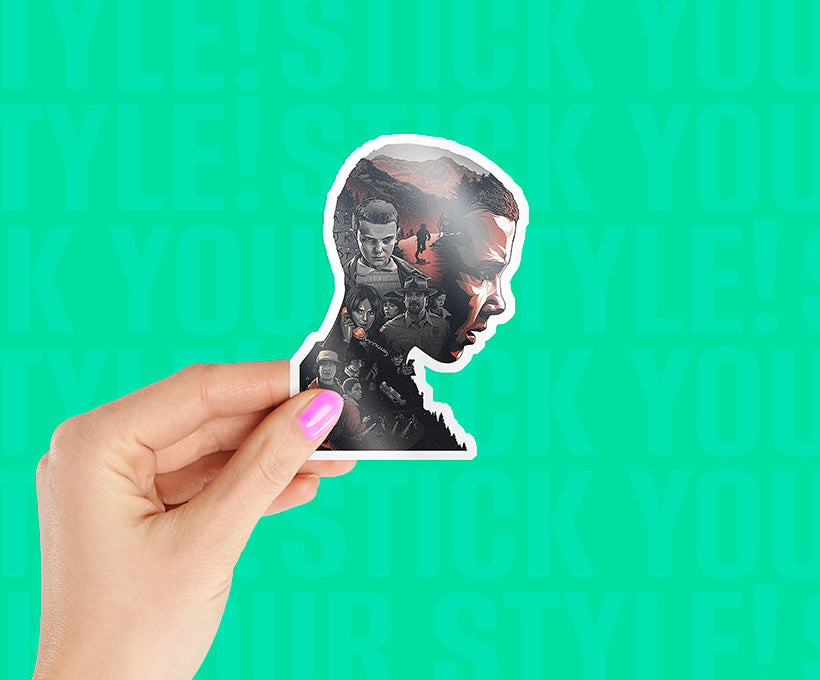Stranger Things Eleven Magnetic Sticker