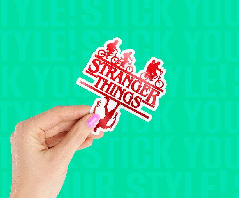 Stranger Things Title Magnetic Sticker