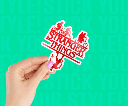 Stranger Things Title Magnetic Sticker