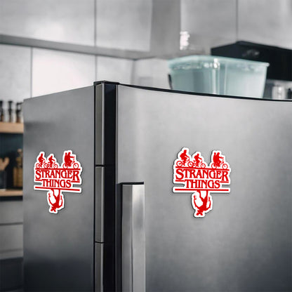 Stranger Things Title Magnetic Sticker