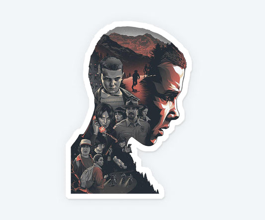 Stranger Things Eleven Magnetic Sticker