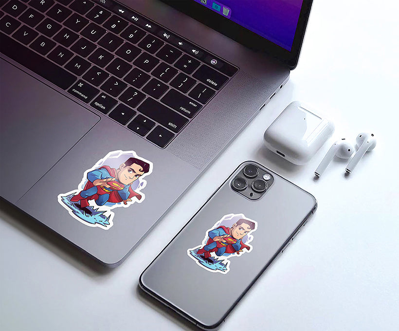 Superman kryptonian Chibi Sticker