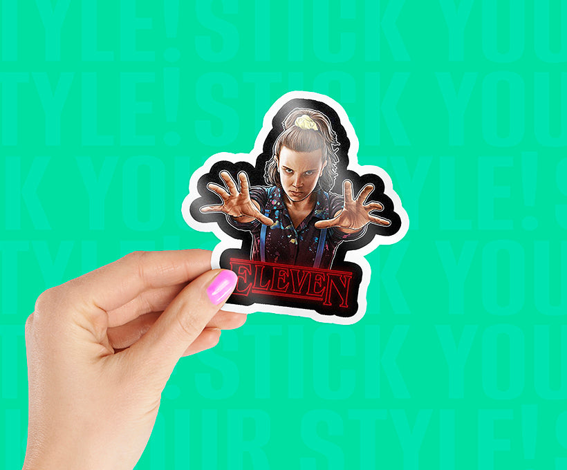 The Eleven Stranger Things Magnetic Sticker