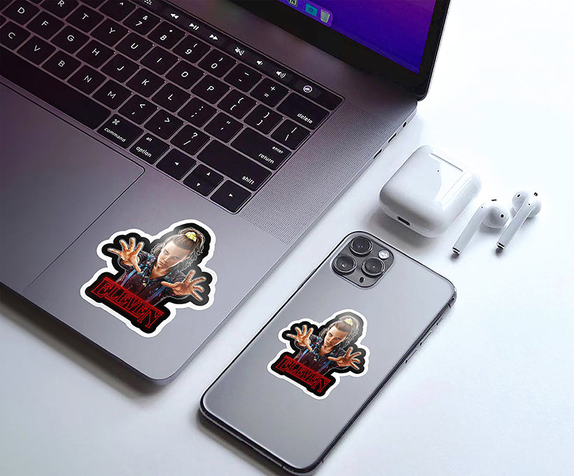 The Eleven Stranger Things Sticker