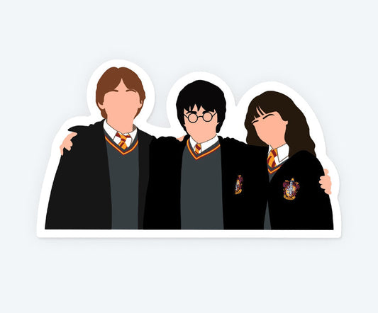 The Golden Trio Magnetic Sticker