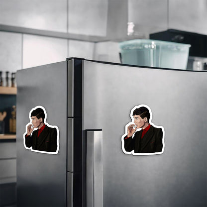 Tommy Shelby Smoking Magnetic Sticker