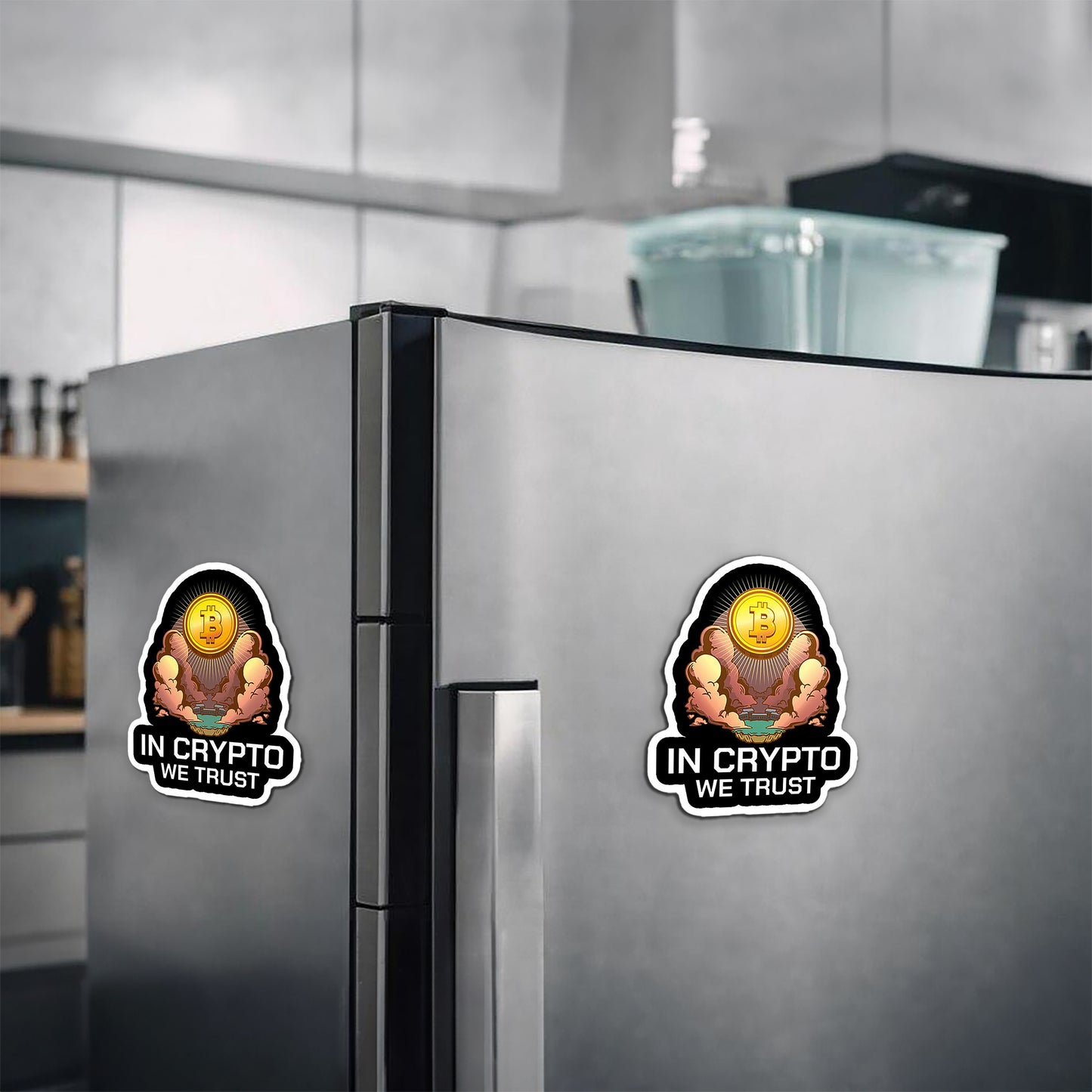 Trust Crypto Magnetic Sticker