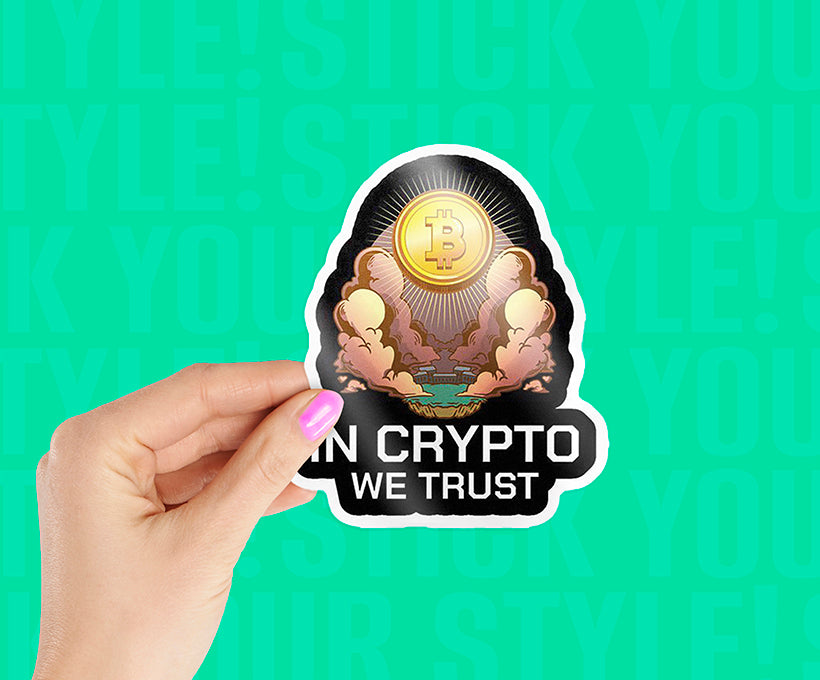 Trust Crypto Magnetic Sticker