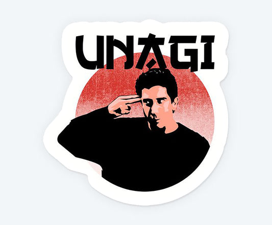 Unagi Ross Geller Magnetic Sticker