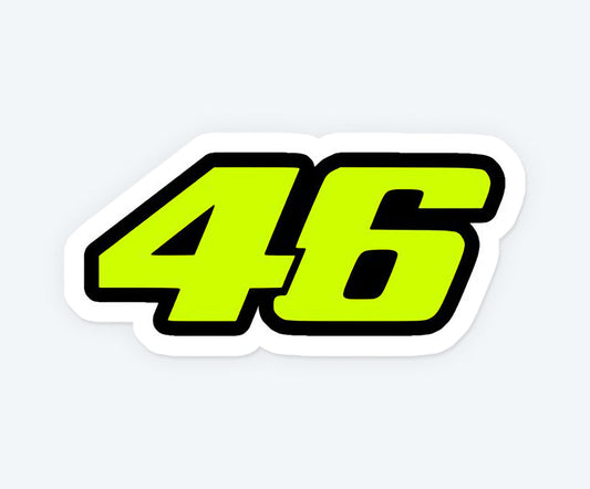 VR46 Racing Number Magnetic Sticker