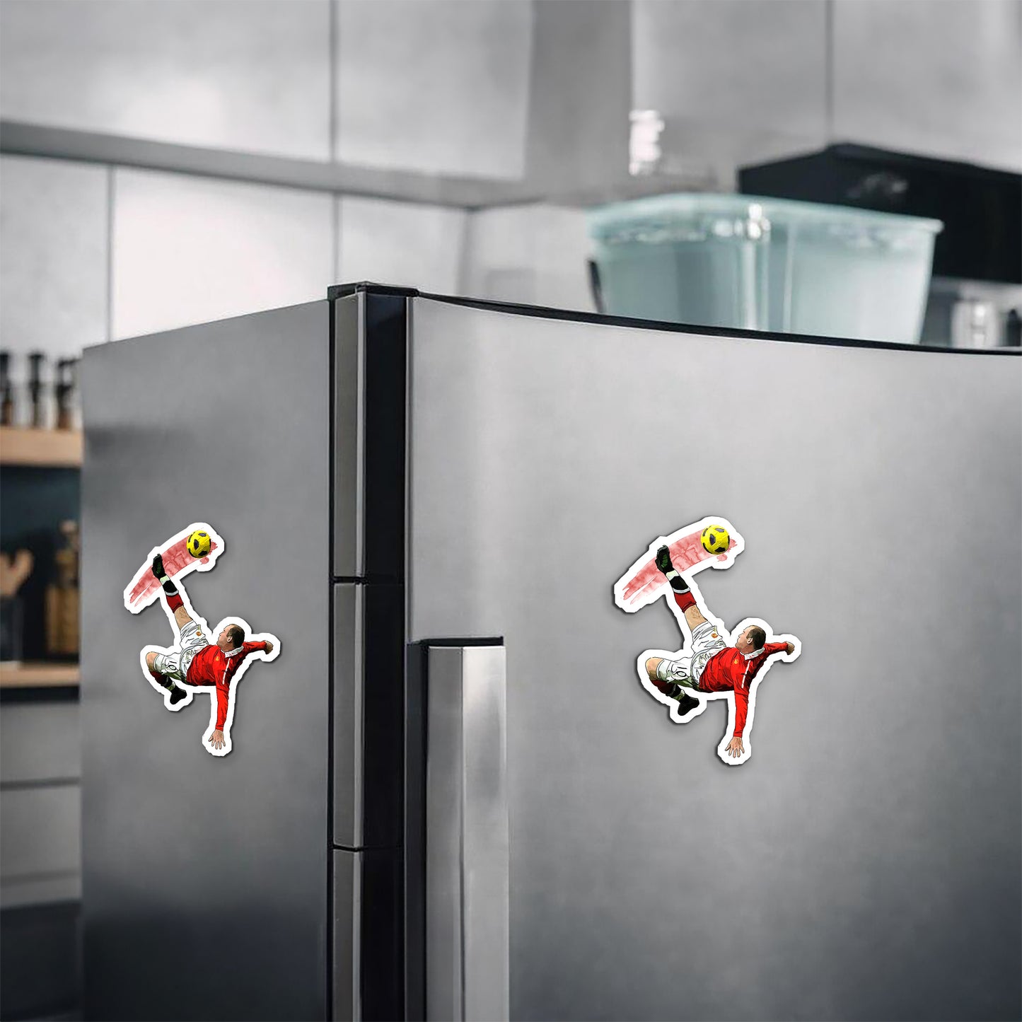 Wayne Rooney Air Strike Magnetic Sticker