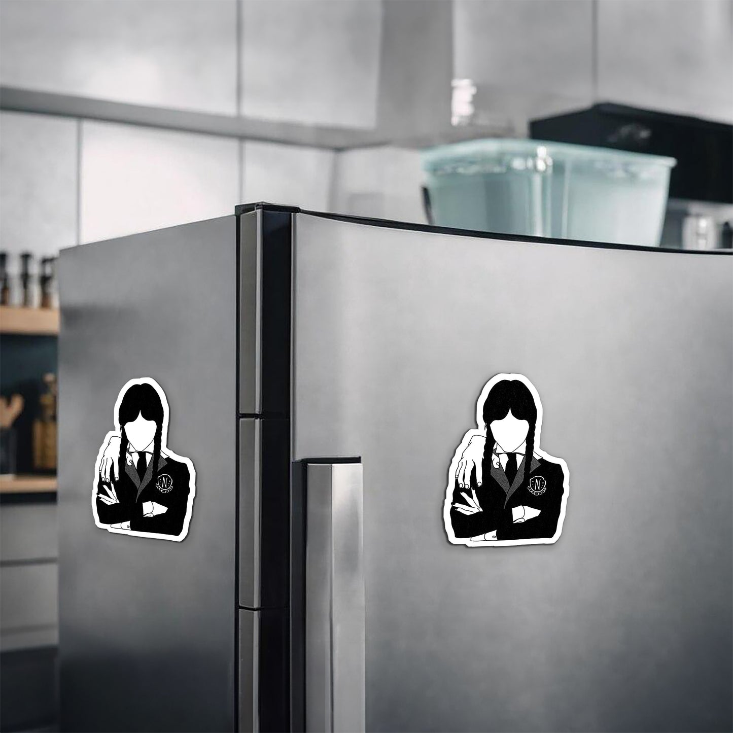 Wednesday Addams Magnetic Sticker
