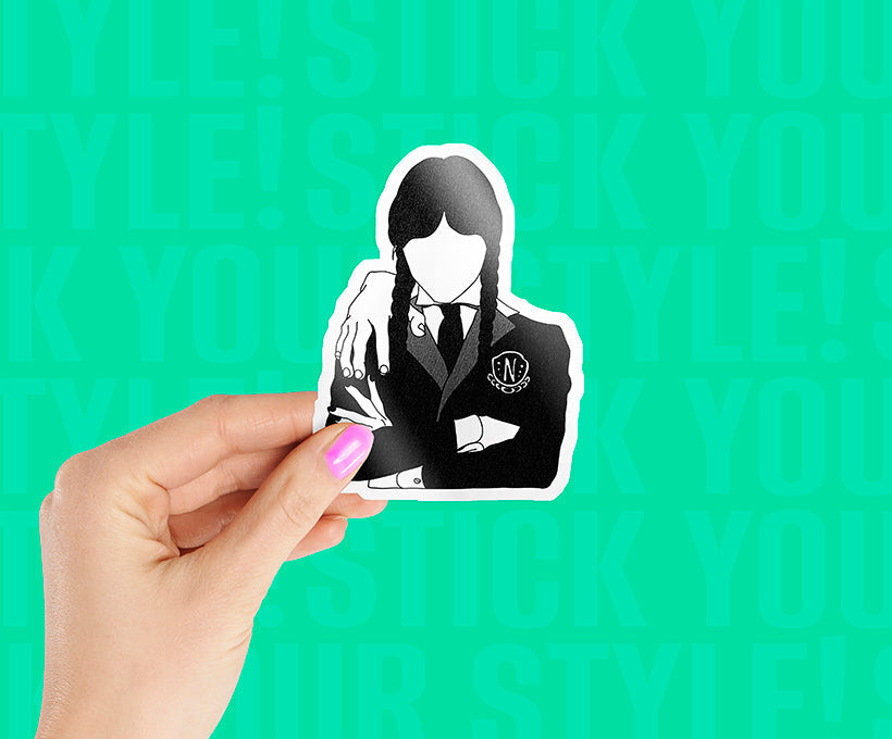 Wednesday Addams Magnetic Sticker