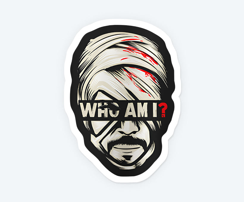 Who Am I Magnetic Sticker