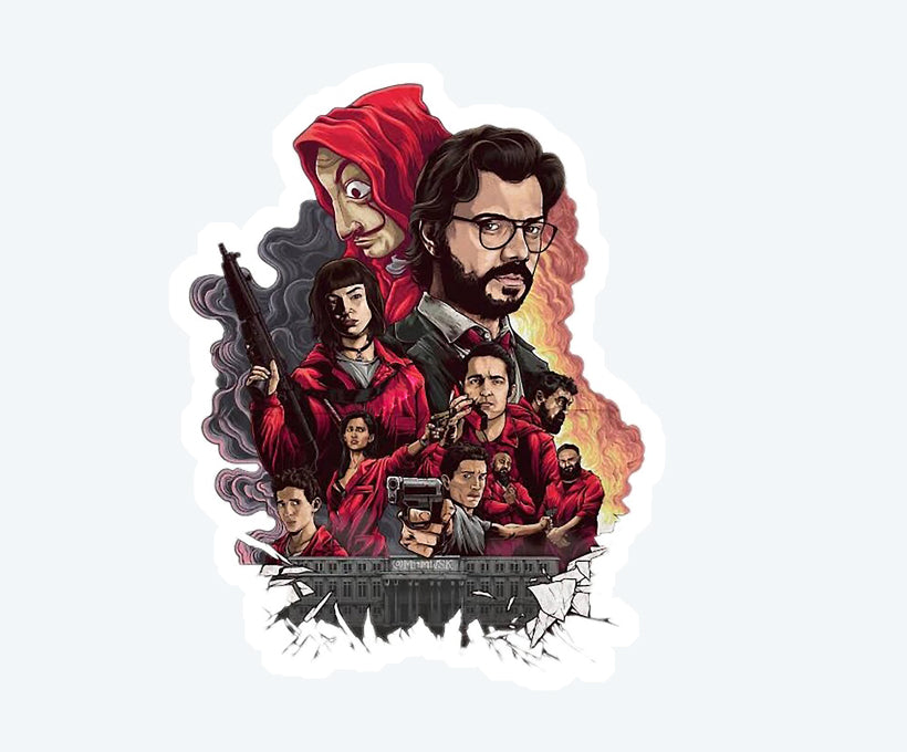 Money heist Epic Poster Sticker