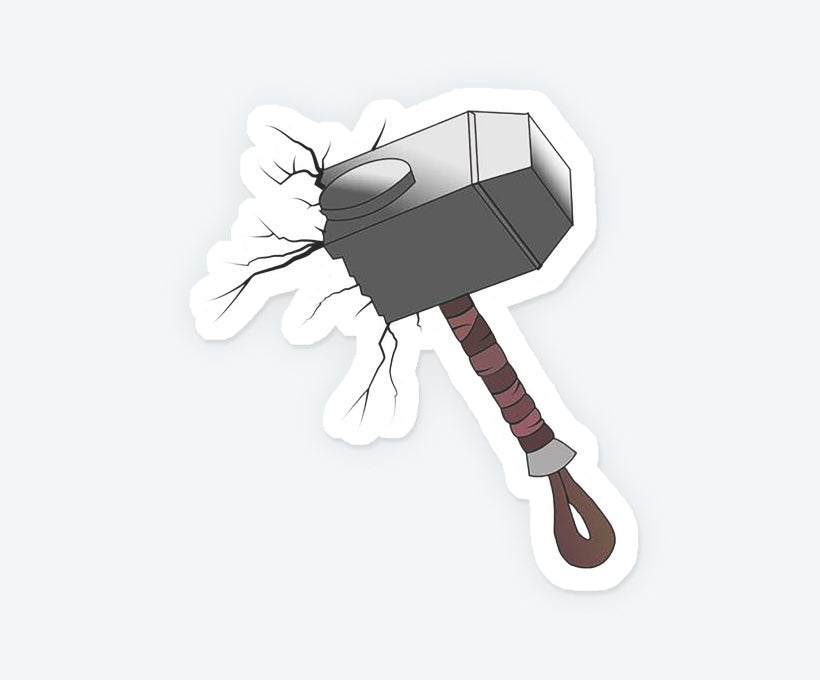 Thor's hammer Mjolnir Sticker