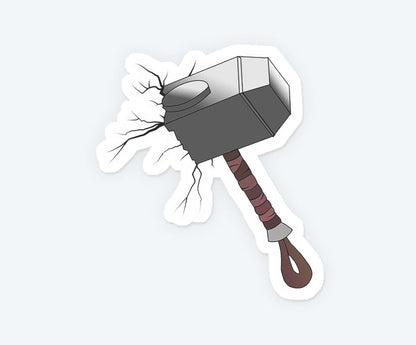 Thor's hammer Mjolnir Sticker
